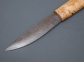 Нож Якутский средний дамасская сталь 2