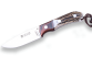 Нож туристический в кожаном чехле CC105 (10,5см) 2