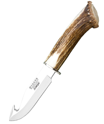 Туристический нож  в кожаном чехле DESOLLADOR HURON 11 см CN74