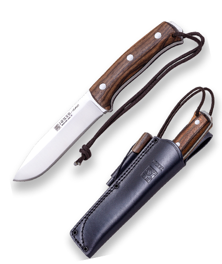 Туристический нож  в кожаном чехле NOMAD 12,7 см CN125-P