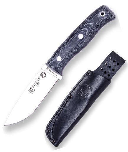 Нож туристический в кожаном чехле CM111 (10.5см)