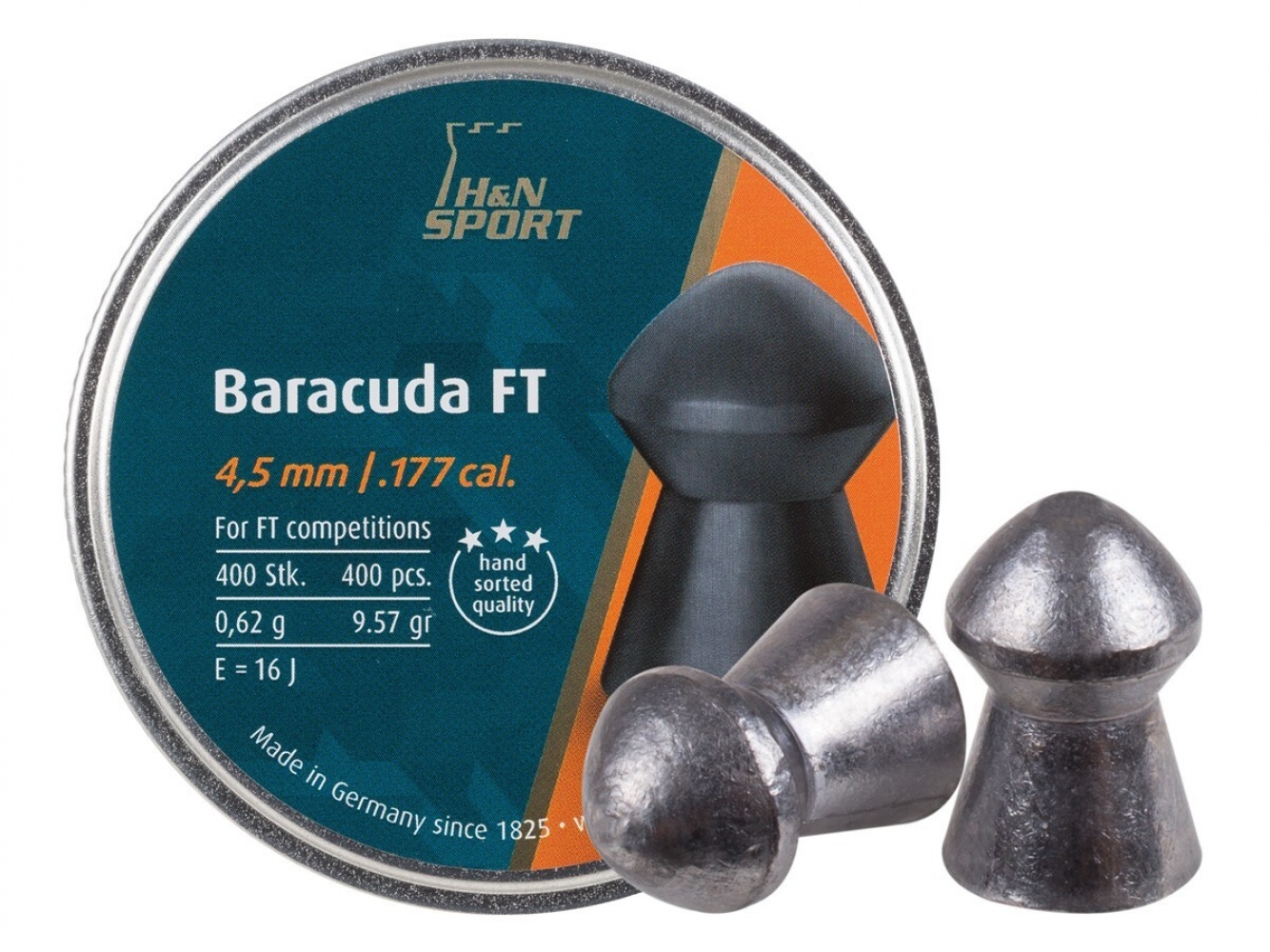 Пули пневм. Baracuda Hunter Extreme 4.5 mm 0.62 g 400 pcs