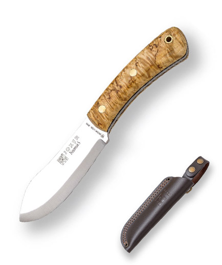 Туристический нож  в кожаном чехле NESSMUK S 11см CL132