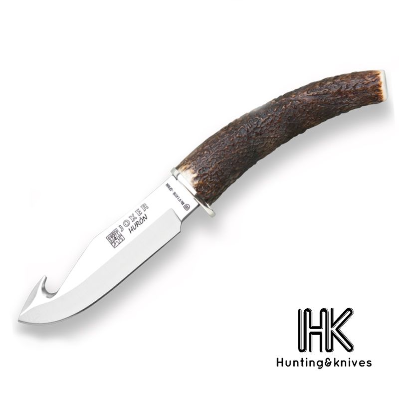 туристический нож  в кожаном чехле HURON 11 см CC74