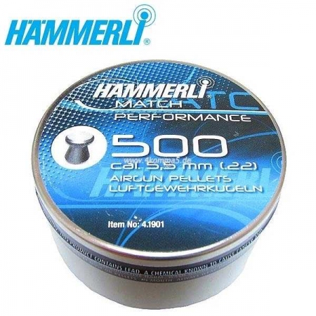 Пульки Umarex Hammerli FT, кал. 4,5 мм, упак. 500 шт