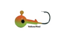 Джиг-головка Trabucoo Round Jig 15 гр Yellow/Red (187-76-315)