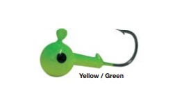 Джиг-головка Trabucoo Round Jig 10 гр Yellow/Green (187-76-410)
