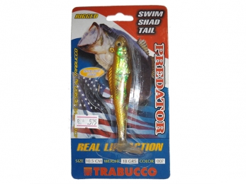 Виброхвост Trabucoo Swim Shad Single Hook, 105 мм, 18 гр, color - 7 (187-50-070)