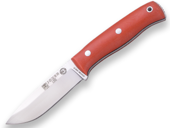 Нож туристический в кожаном чехле CN111
