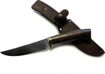 Нож Филейный малый кованая сталь 95х18 венге литье