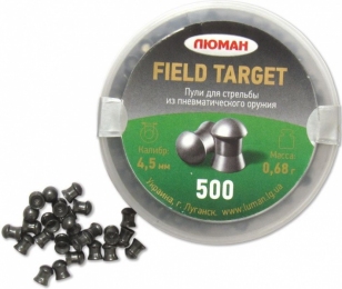 Пульки Люман Field Target, кал. 4,5 мм, 0.68 гр, упак. 500 шт