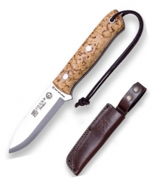 Нож туристический в кожаном чехле CL115 (10см)