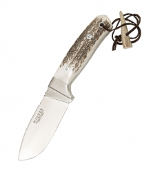 Туристический нож  в кожаном чехле MONTES  10 см CC18