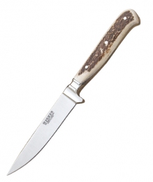Тристический нож  в кожаном чехле JOKER BABARO 11 см CC26