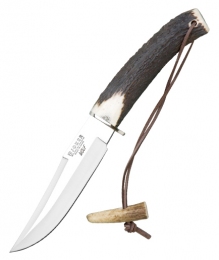 Нож туристический в кожаном чехле арт.CC72 (14см)